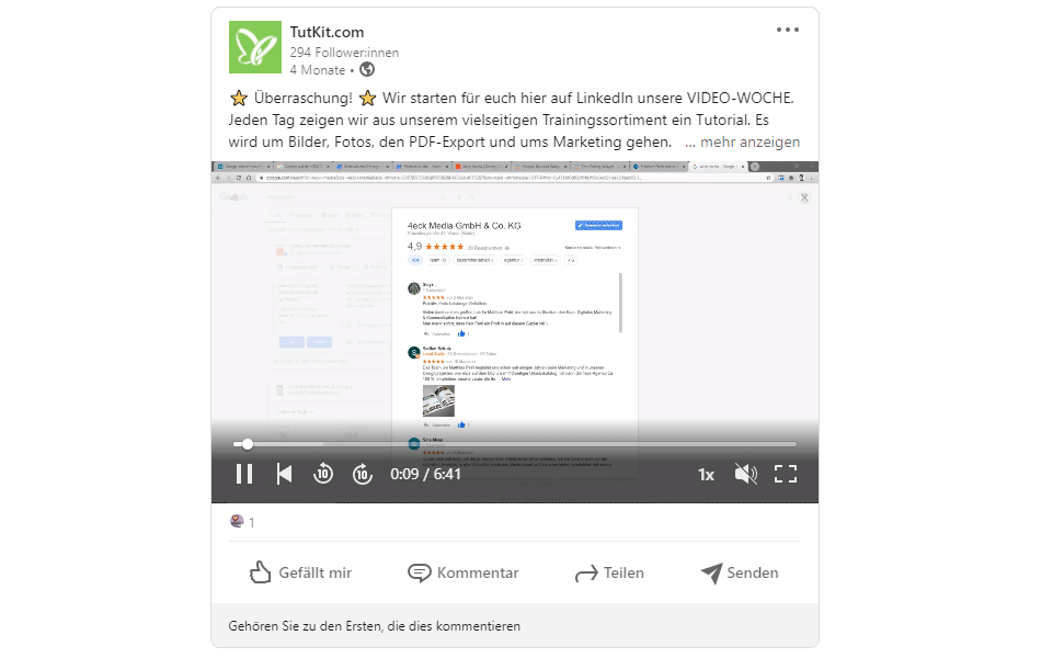 Verwende in deinen Beiträgen Emojis. Social-Media-Beitrag mit Emojis im Text