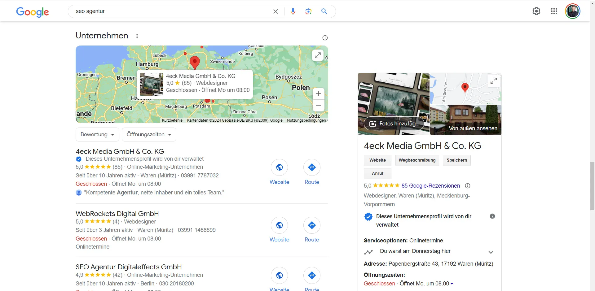 4eck-Media-Google-Rezensionen