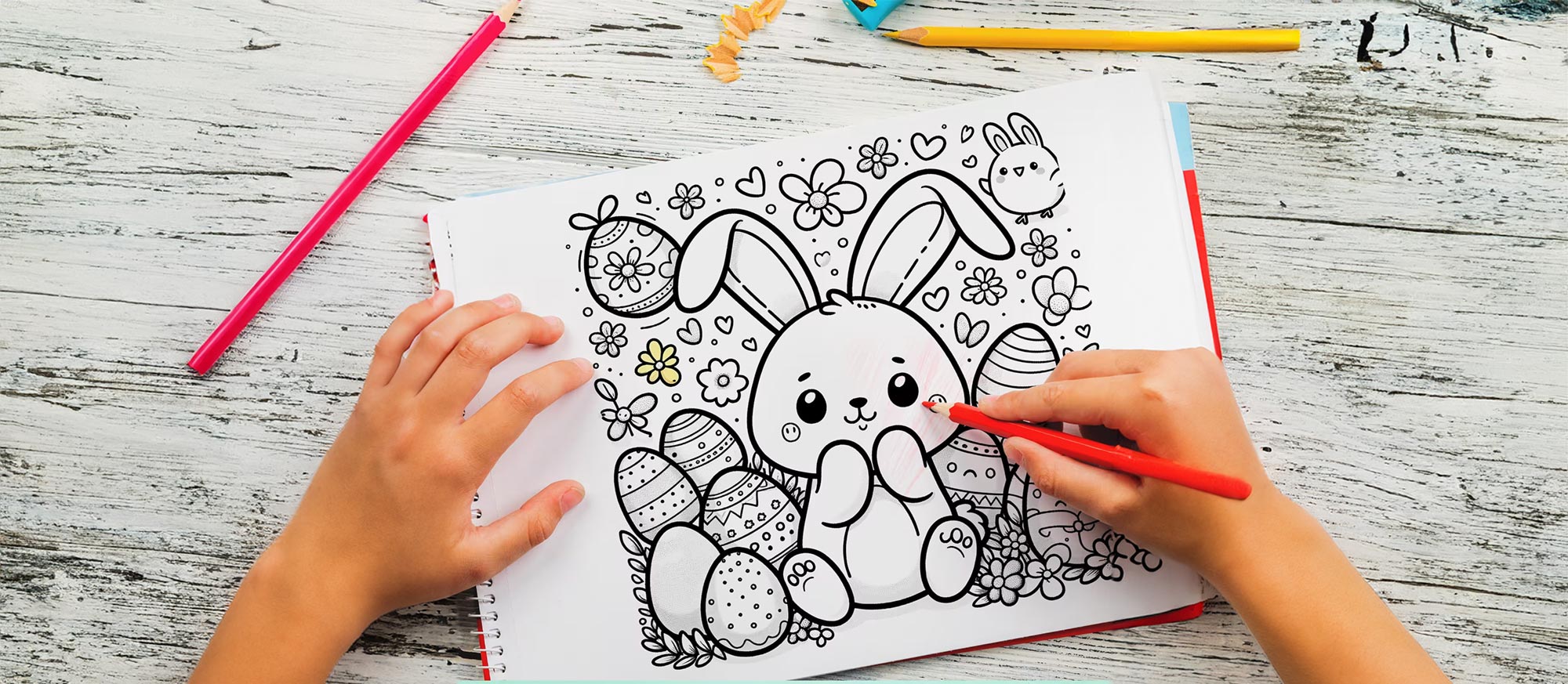 Çocuklar için Paskalya için boyama sayfaları Başlık