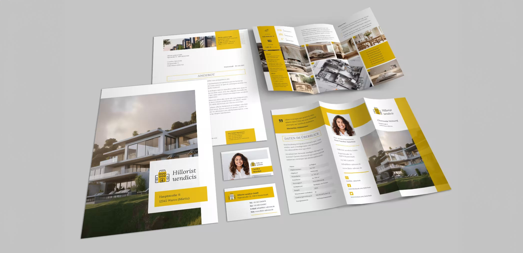 Hent gratis skabelon til ejendomsudstillingsannoncering.