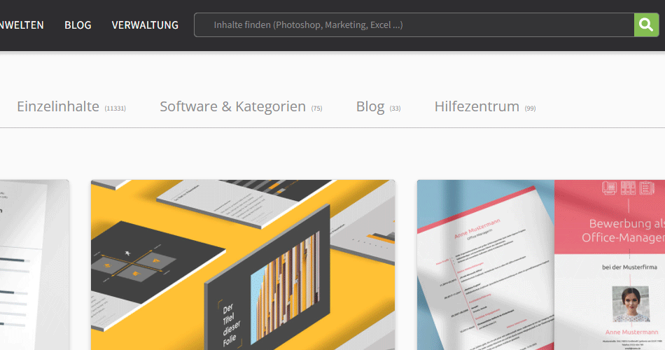 Microcopy-Text im Suchfeld von TutKit.com Suchfeld von TutKit.com mit Microcopy-Text