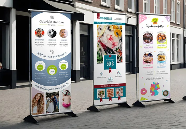 Roll-ups: hoe maak je de populaire reclamebanners (programma's, instructies)