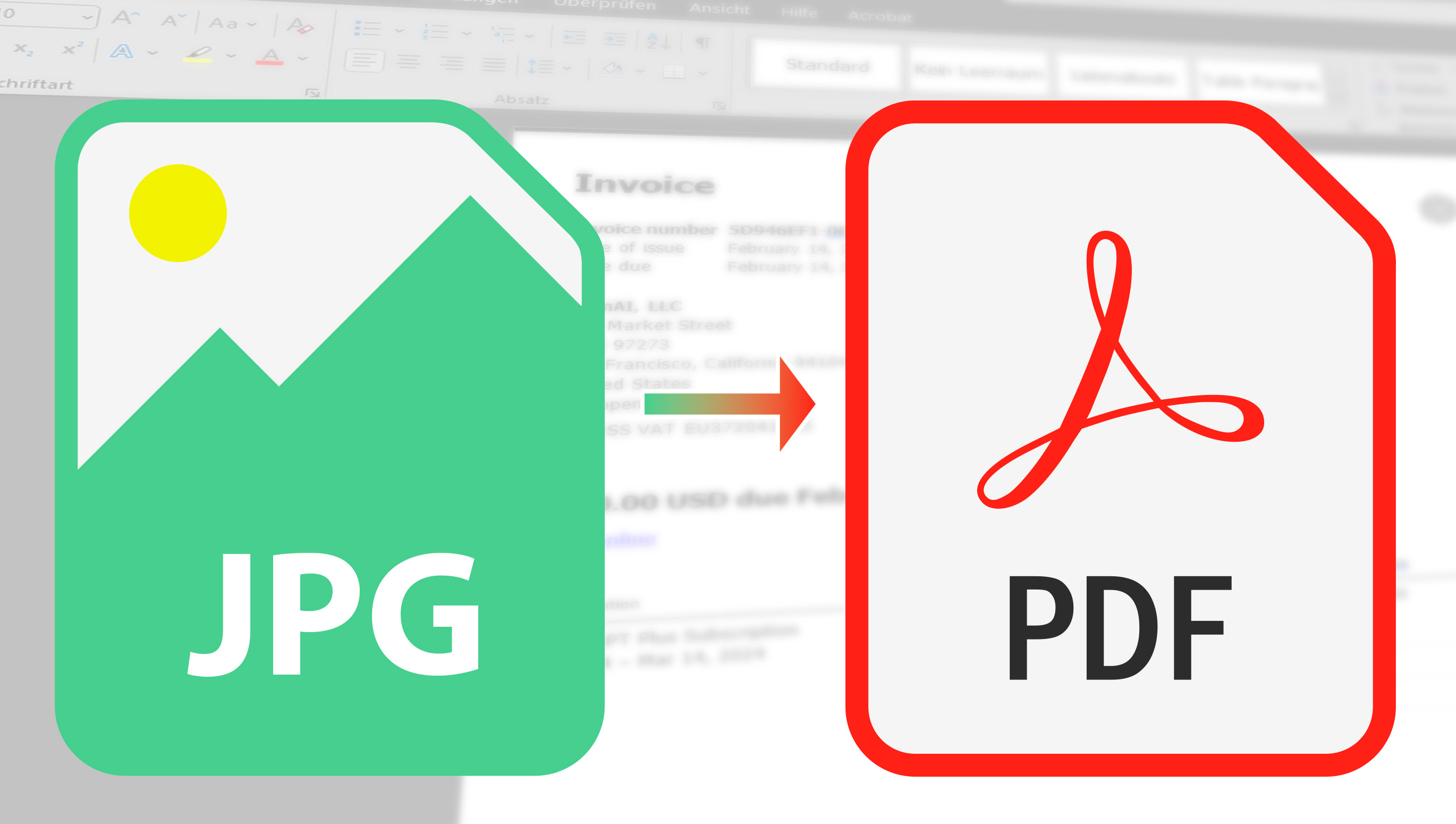 Save JPG to PDF - the fastest way to do it