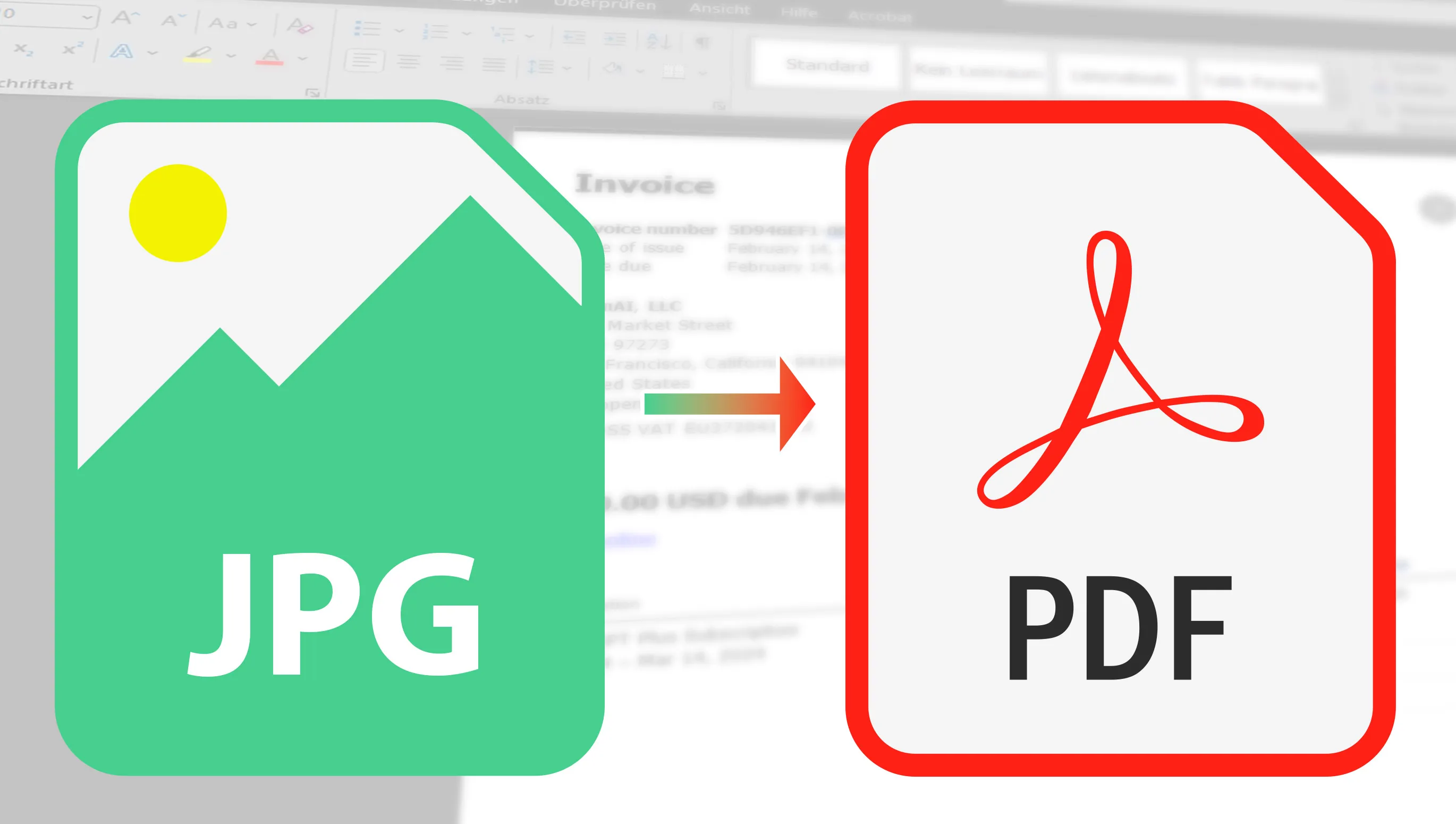 JPG in PDF speichern - so geht es am schnellsten