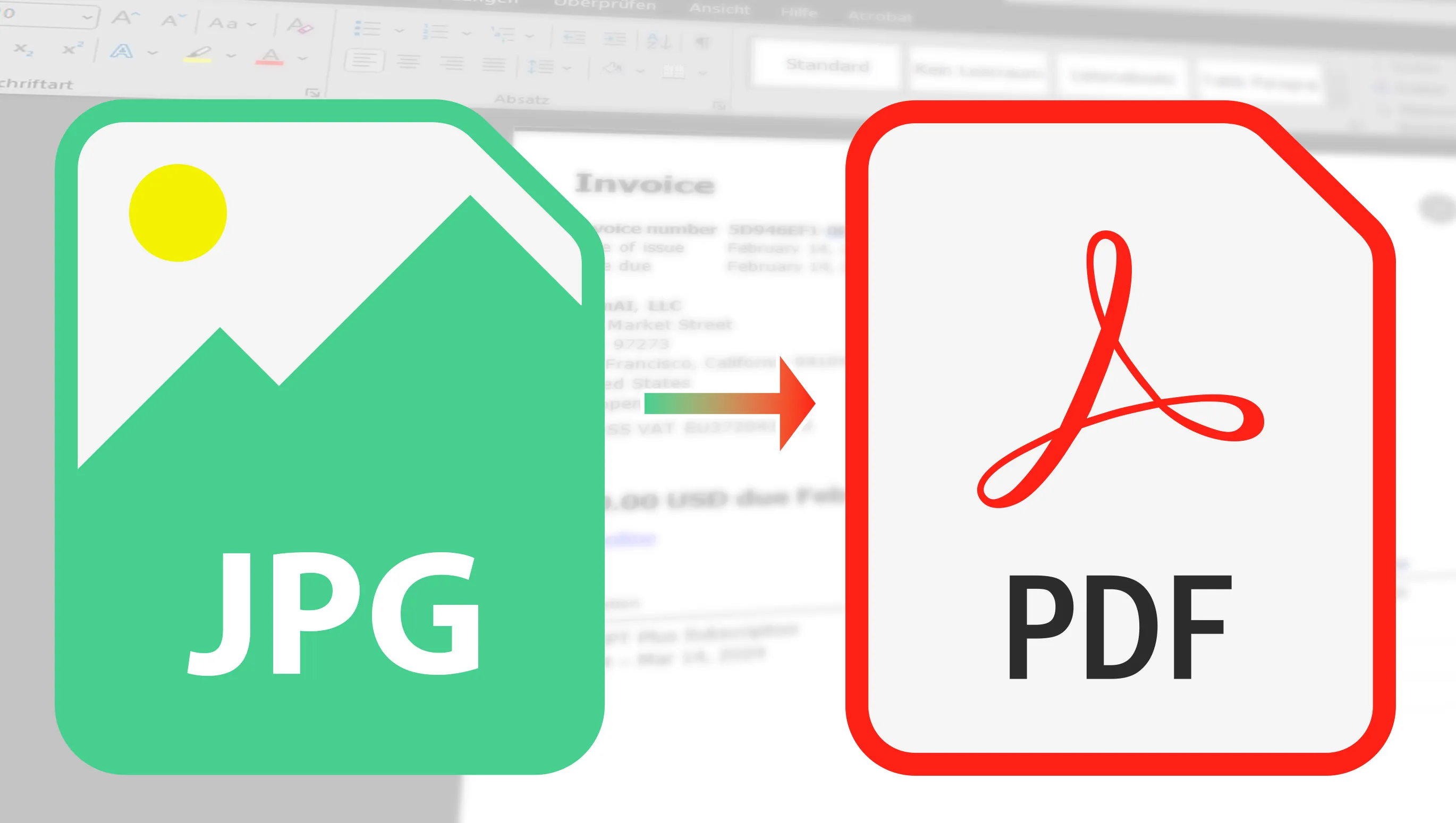 Uložit JPG do PDF - tak to jde nejrychleji.