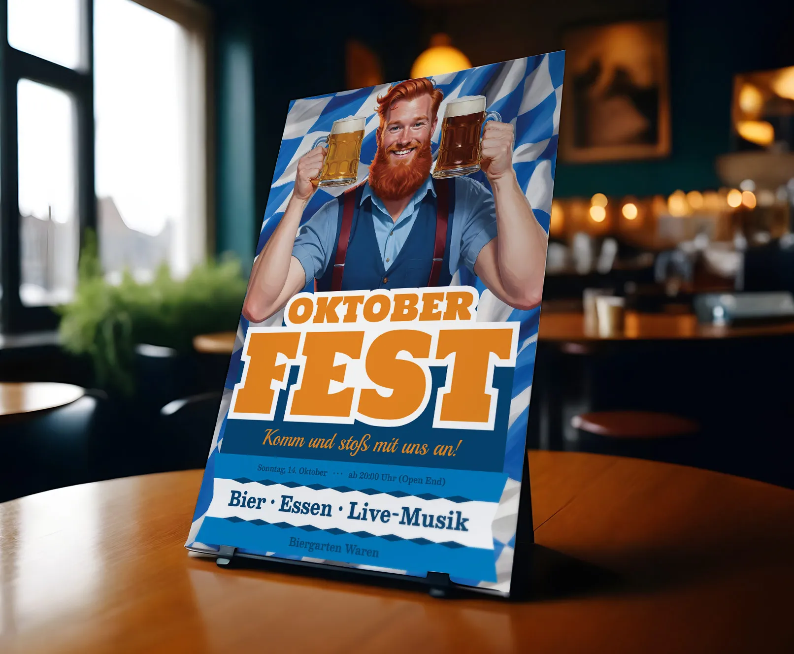 Šablona plakátu Oktoberfest 3