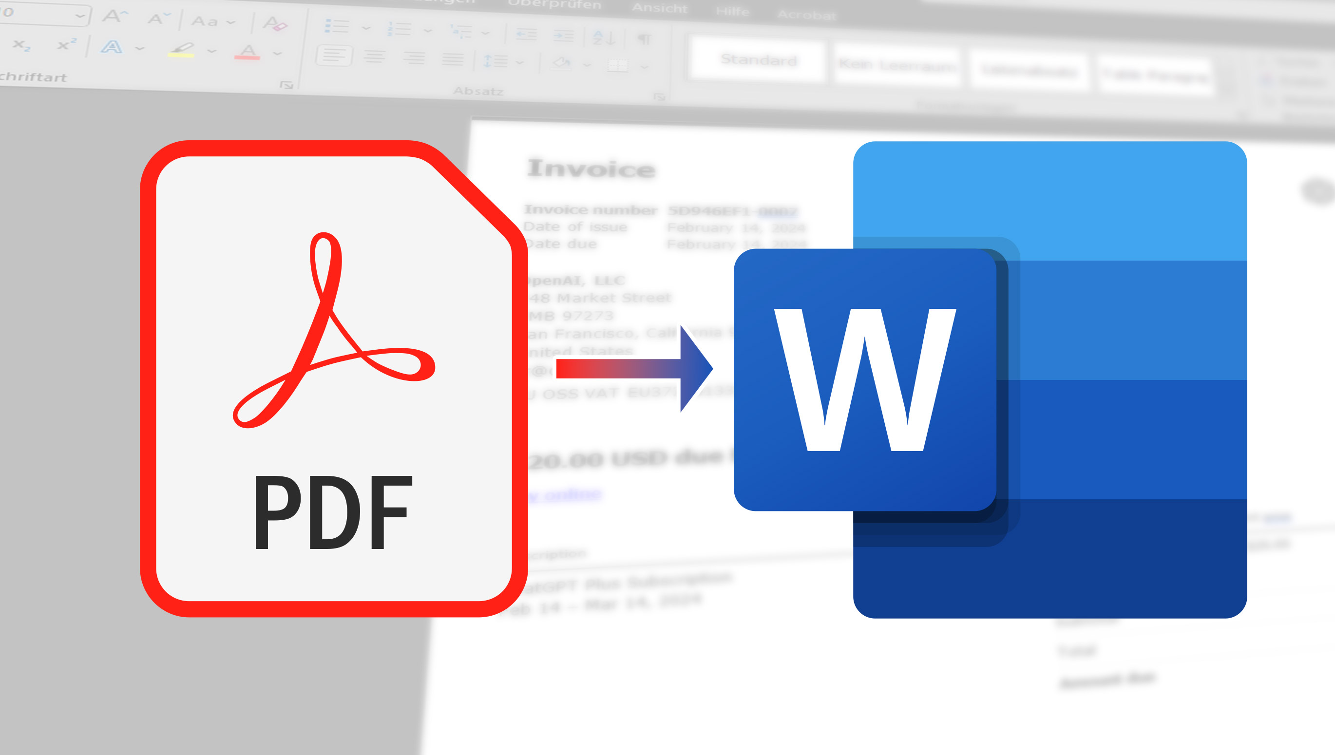 Convertire PDF in Word - gratuitamente e veramente velocemente - Copertina