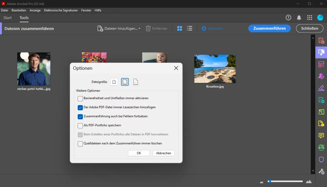 Об'єднуйте файли PDF легко: 5 різних способів - Adobe Acrobat.