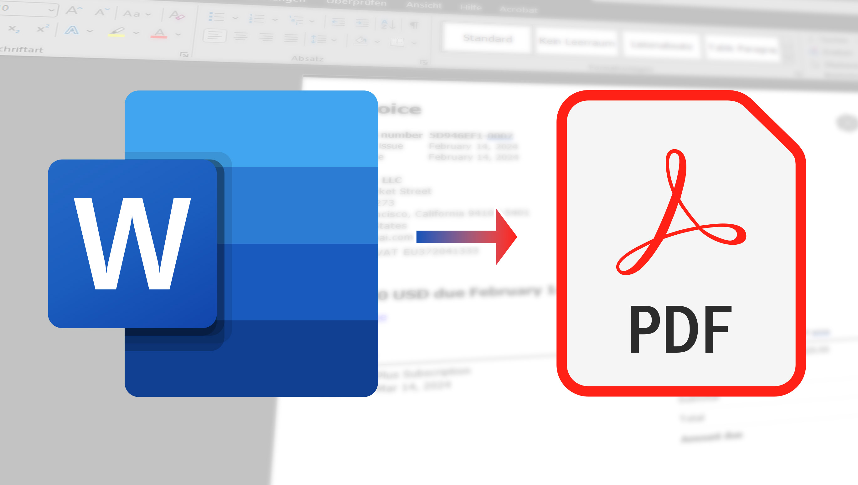 Ord til PDF: Konverter gratis Word-dokumenter til PDF