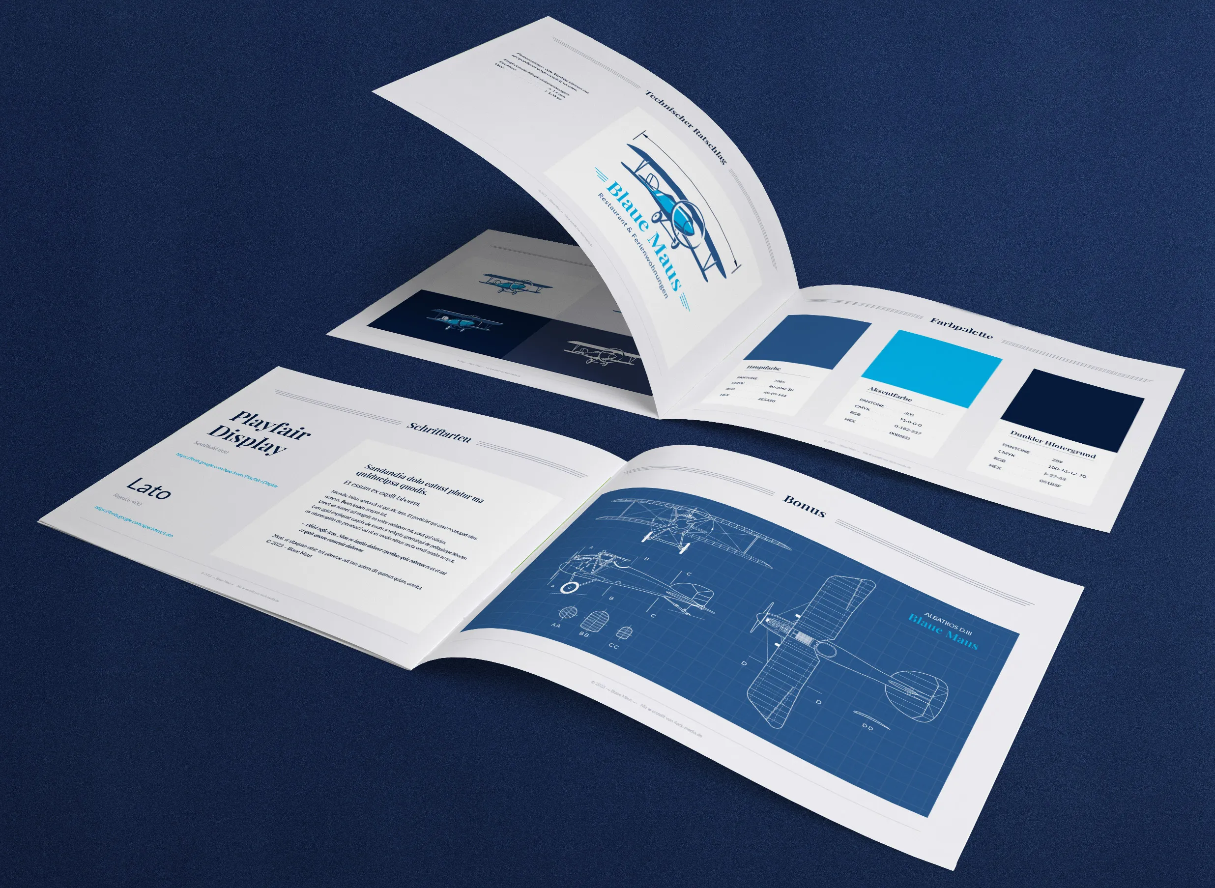 Corporate Manual & Styleguide eines Restaurants