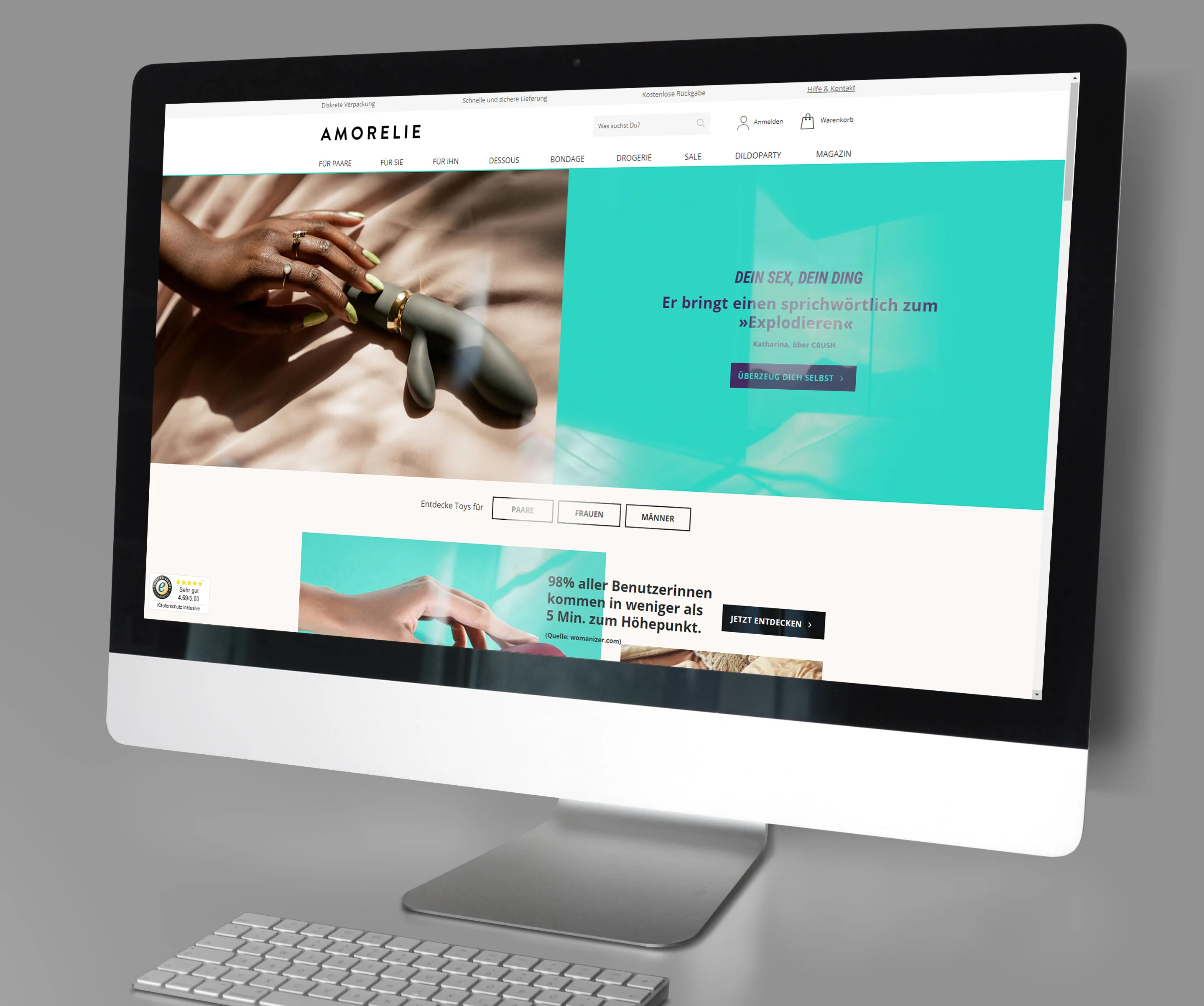 Corporate Identity & Design: UI eines Online-Shops