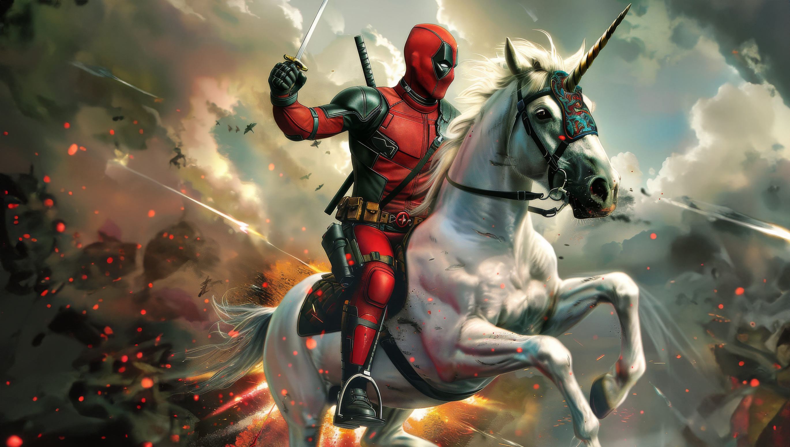 Yksisarviskuvia ja värityskuvia lataamista ja tulostamista varten