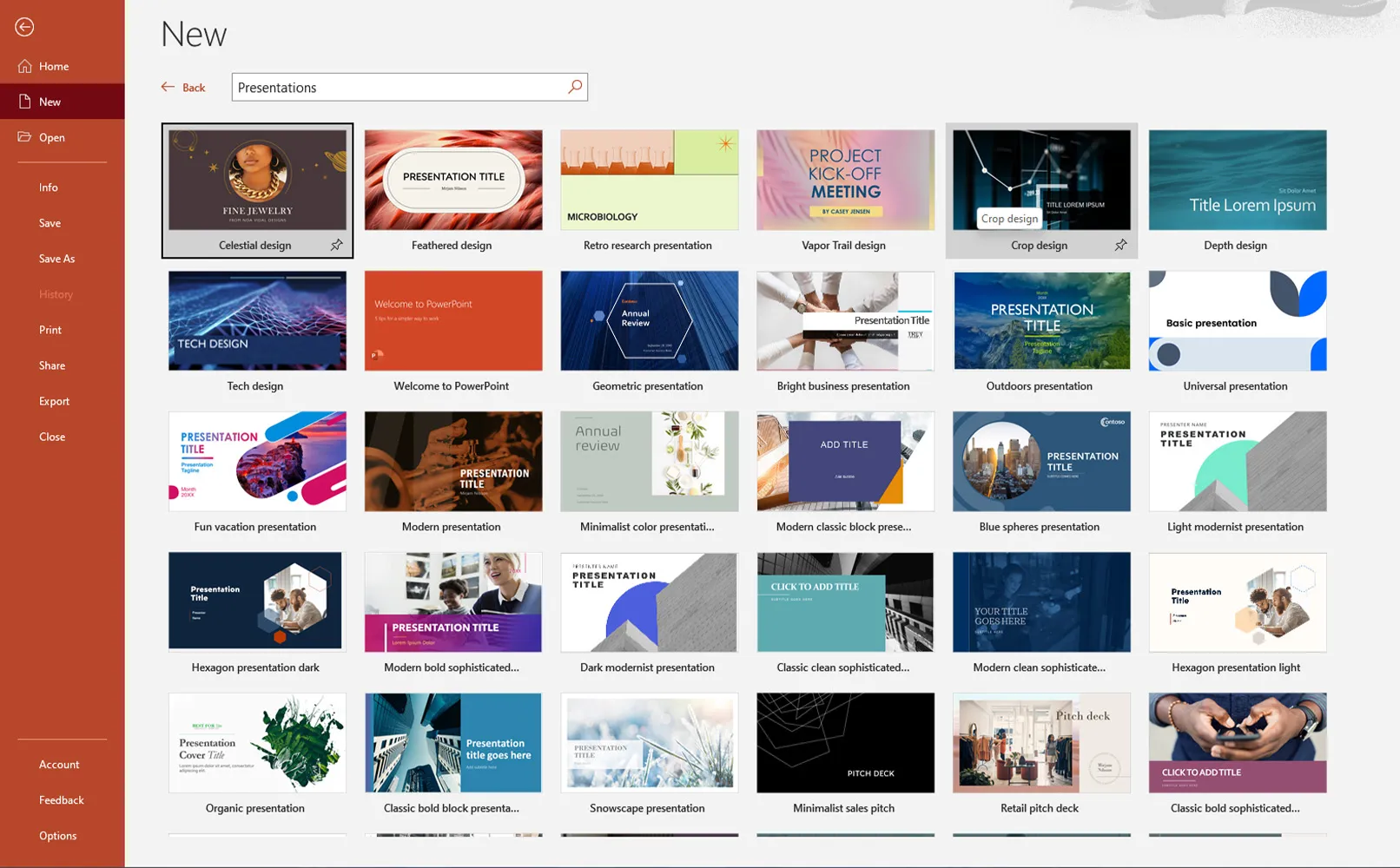 PowerPoint skabeloner gratis forretning