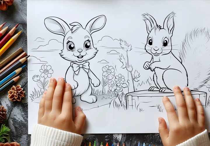 Coloriages d'animaux : du plaisir créatif pour les enfants