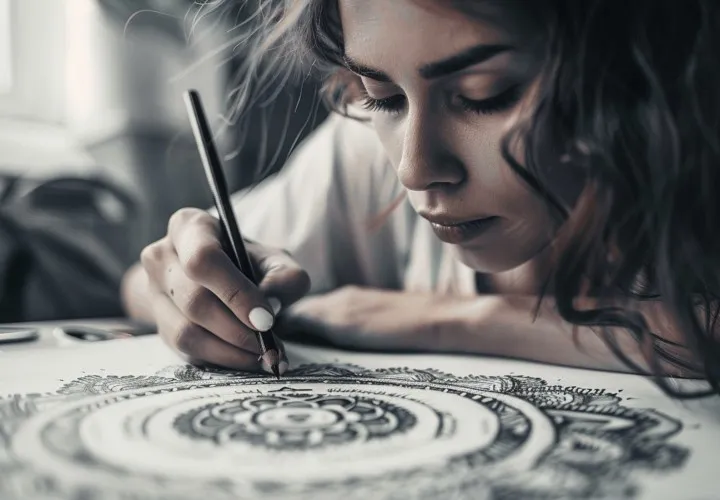 Mandala coloring pictures: A guide to artistic practice