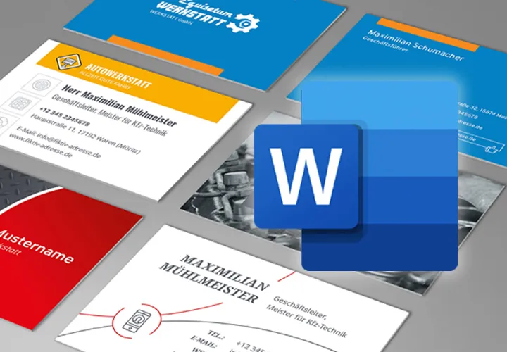 Word'de kartvizit şablonları yazdır: İnovasyonlar, Malzemeler ve Çözümler