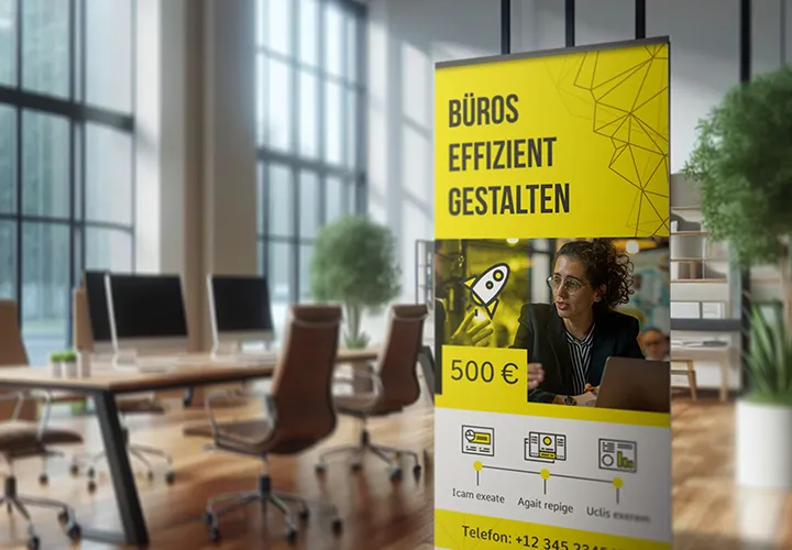 Wie man ein kostenloses Rollup-Banner erstellt: Schritt-für-Schritt-Anleitung mit Screenshots