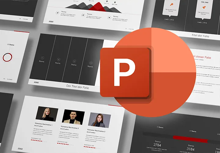 PowerPoint sunum şablonları iş dünyası için