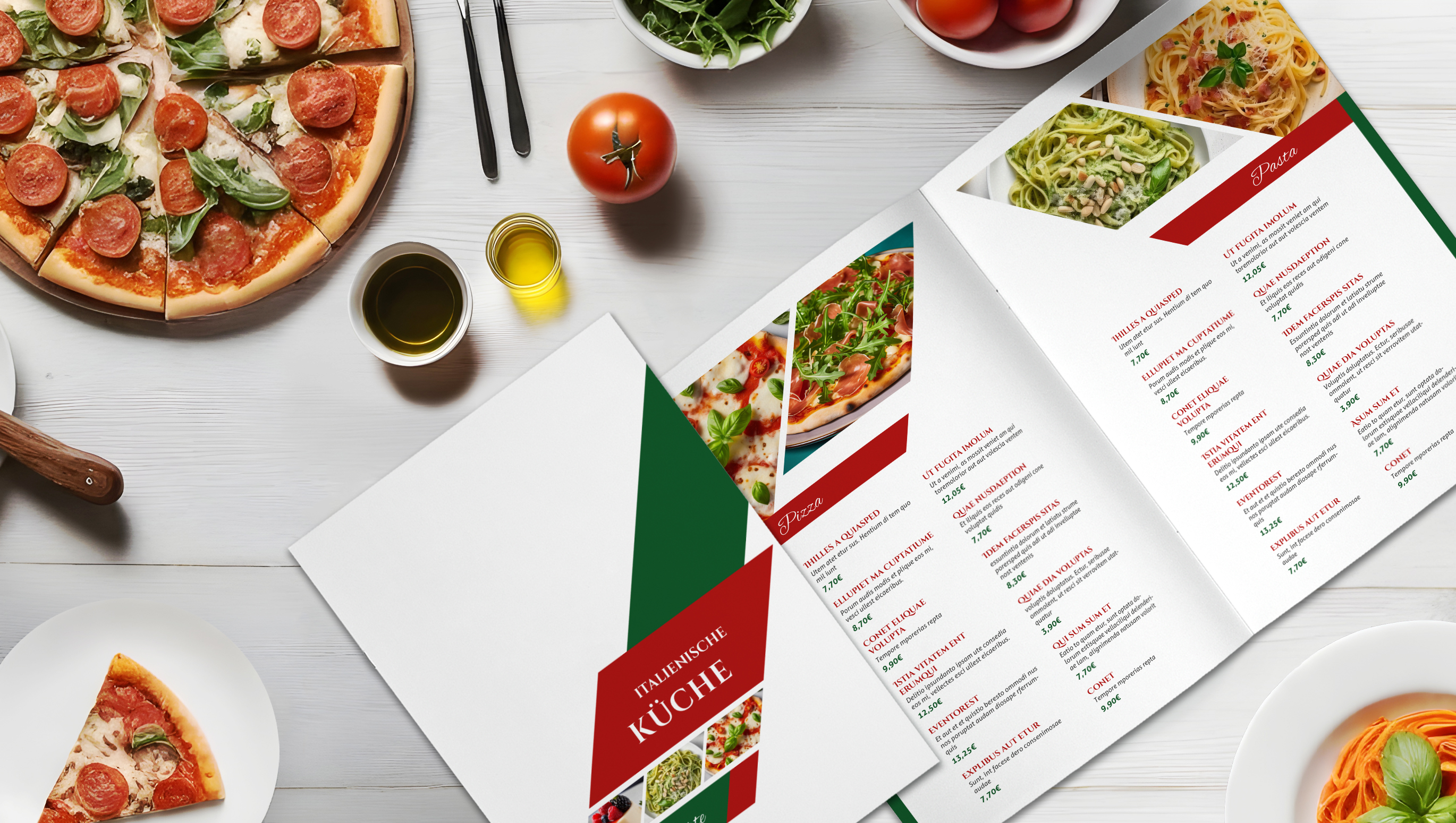 Selección de plantillas de menú Título