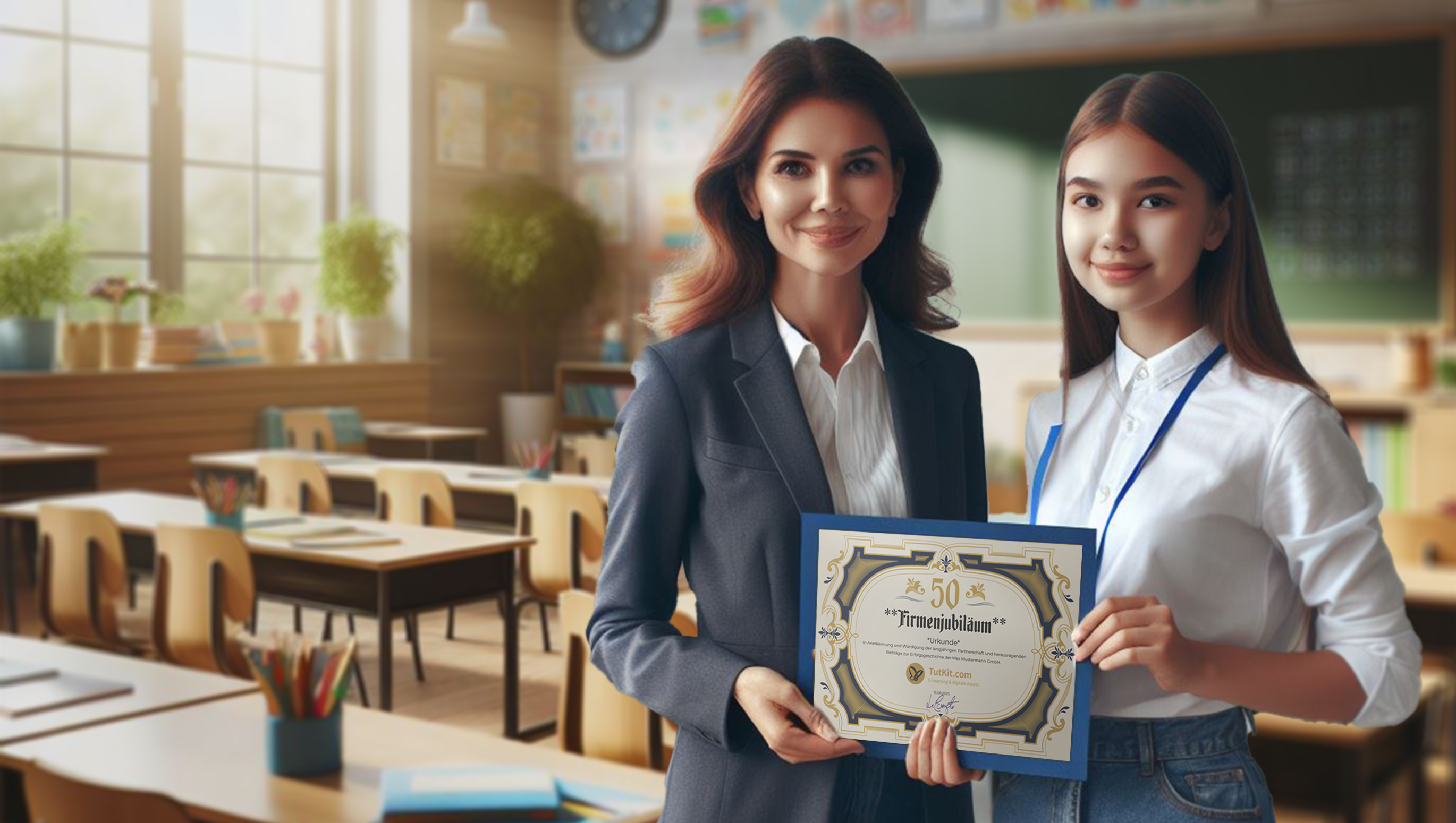 Palkintotodistuspohjan suunnittelu