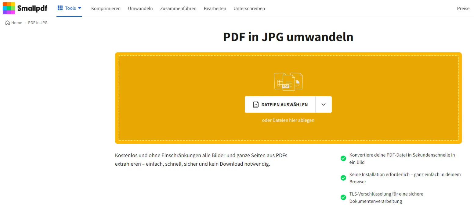En iyi ücretsiz PDF dönüştürücüler - Bizim En İyi 10 - SmallPDF