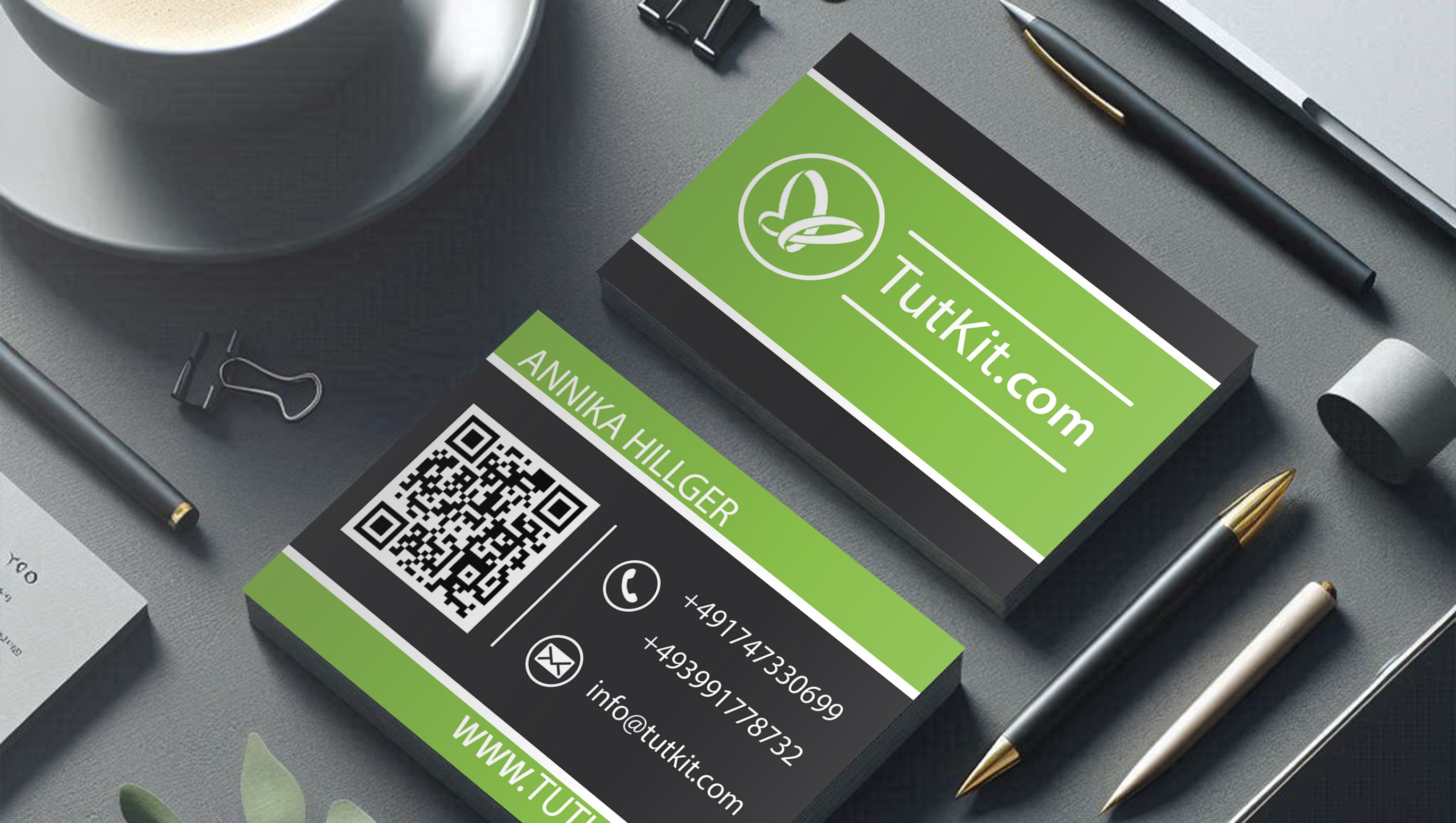 Luo oma käyntikorttisi Adobe Photoshopilla: vaiheittainen ohje kuvankaappauksilla.