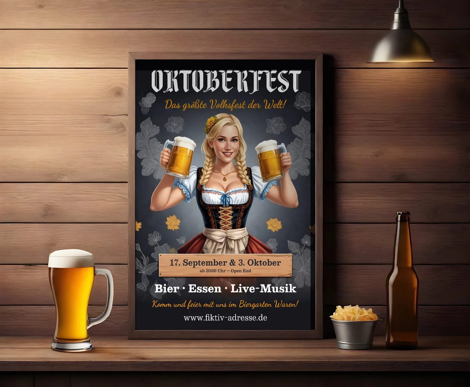 Šablona plakátu Oktoberfest 5.