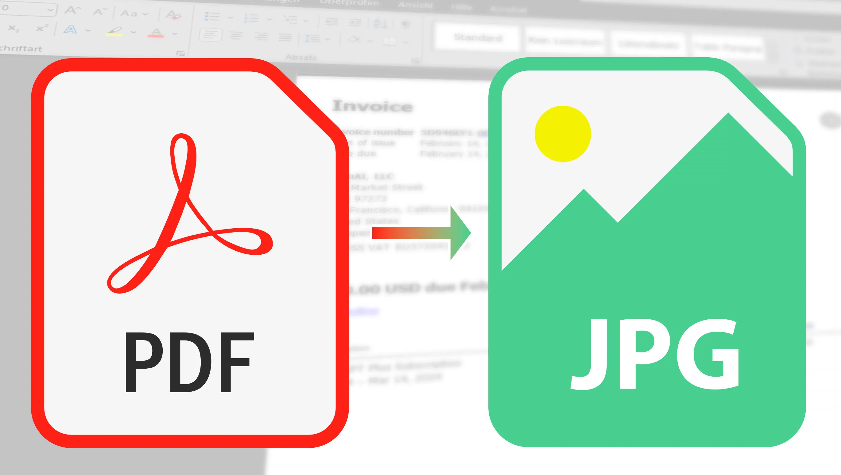 PDF in JPG speichern - so geht es kostenlos & am schnellsten