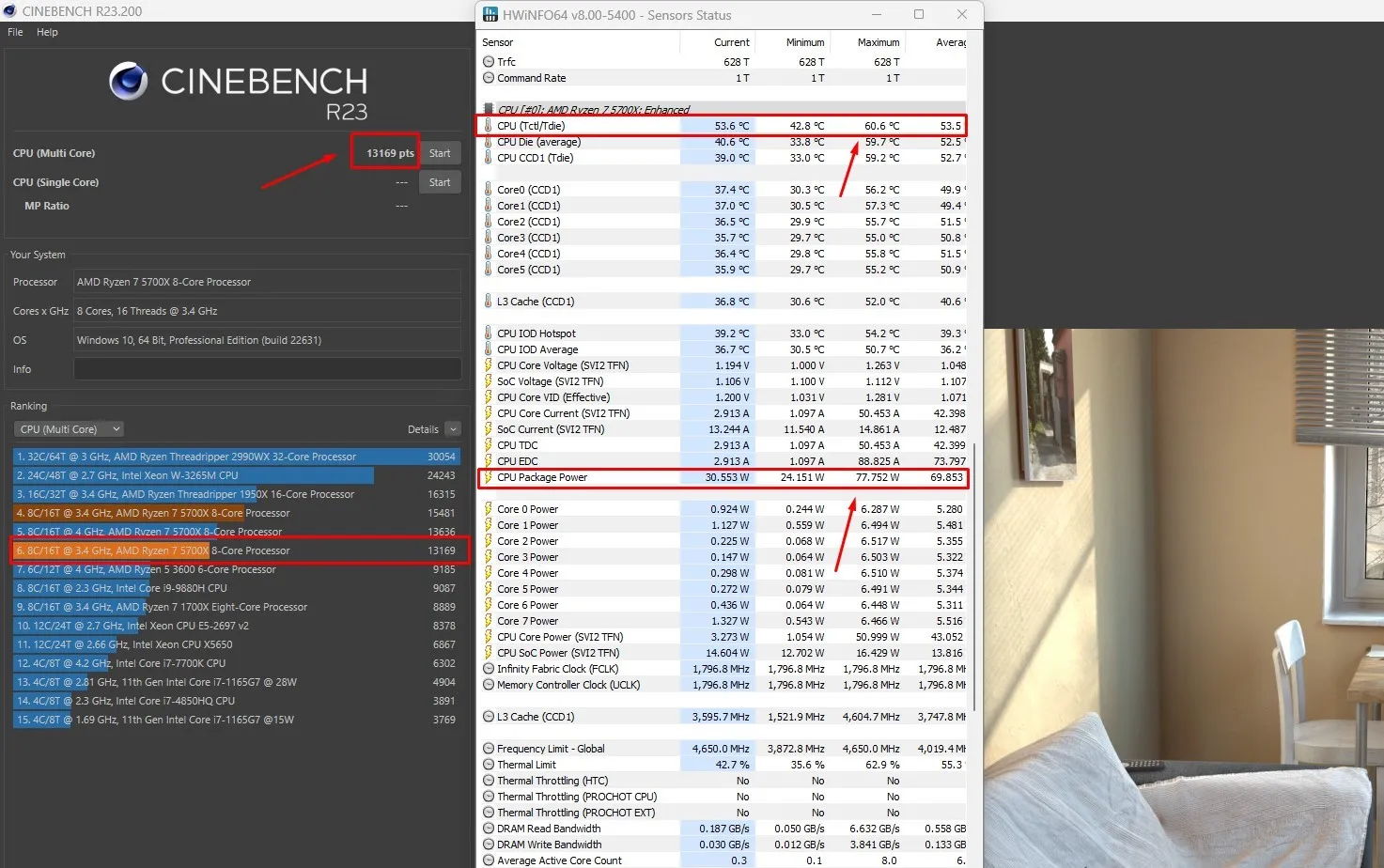 Ryzen 5700x Stock