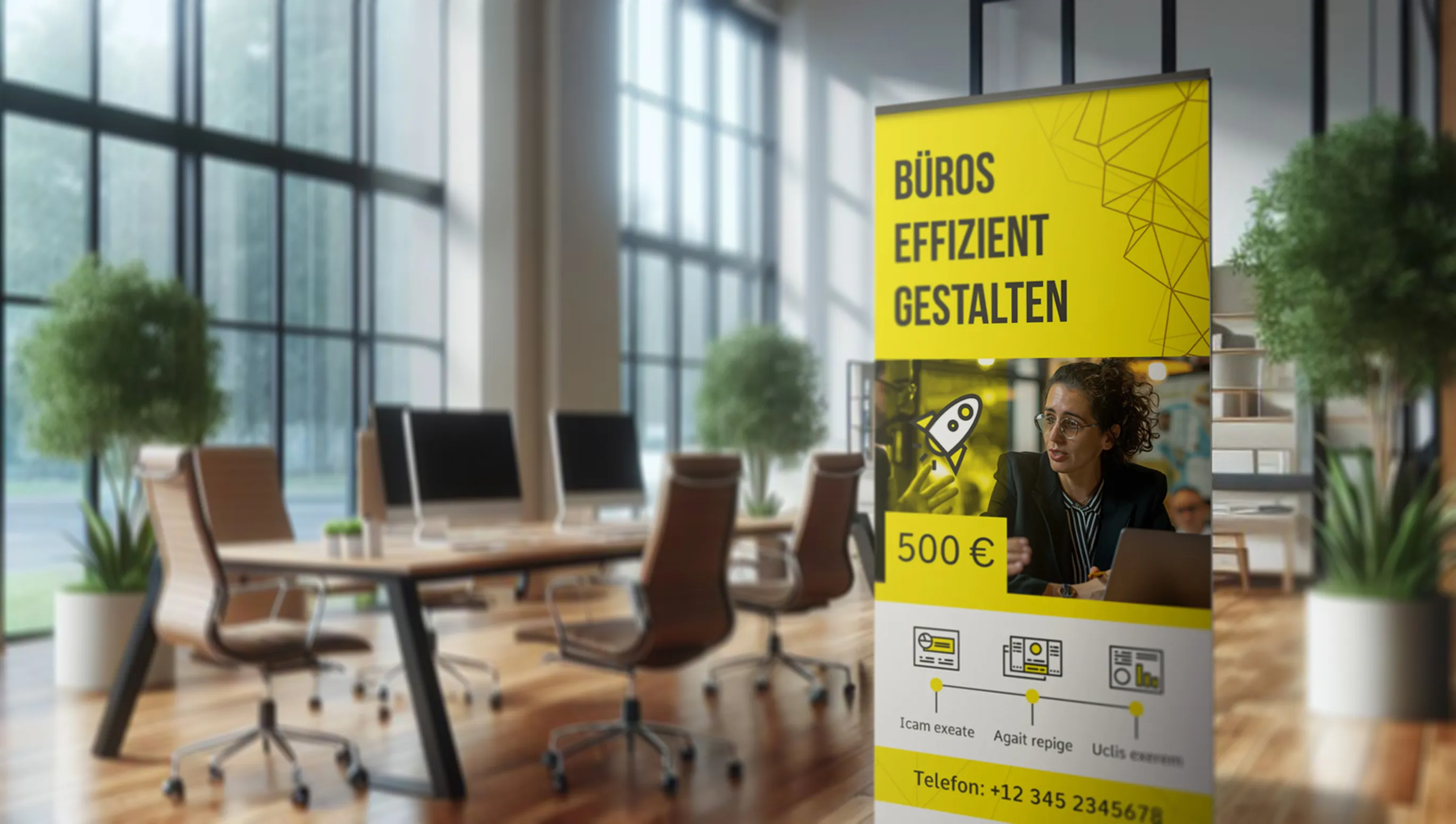 Tipps für die Erstellung eines Roll-up-Banners