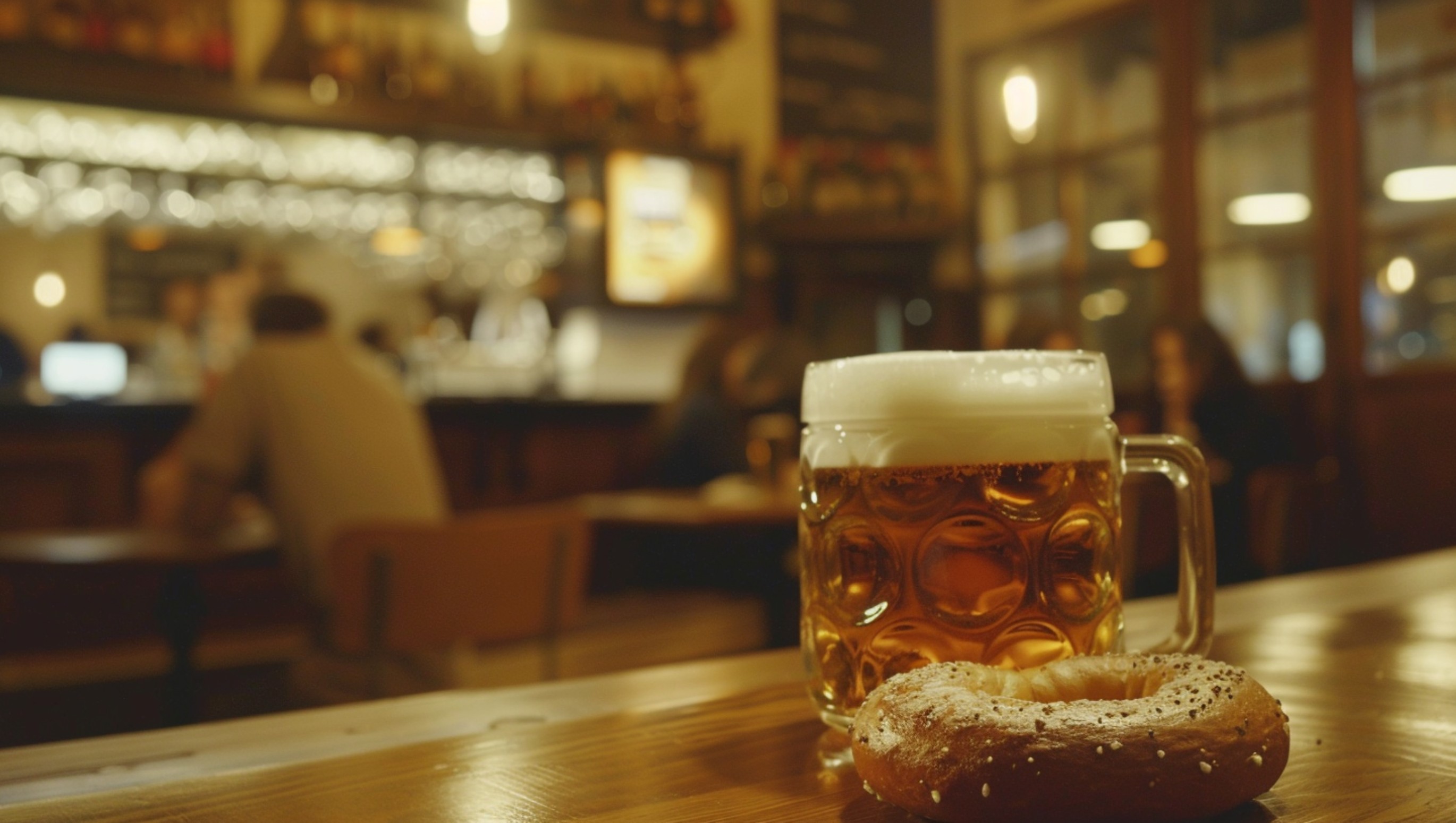 How is an Oktoberfest poster created?