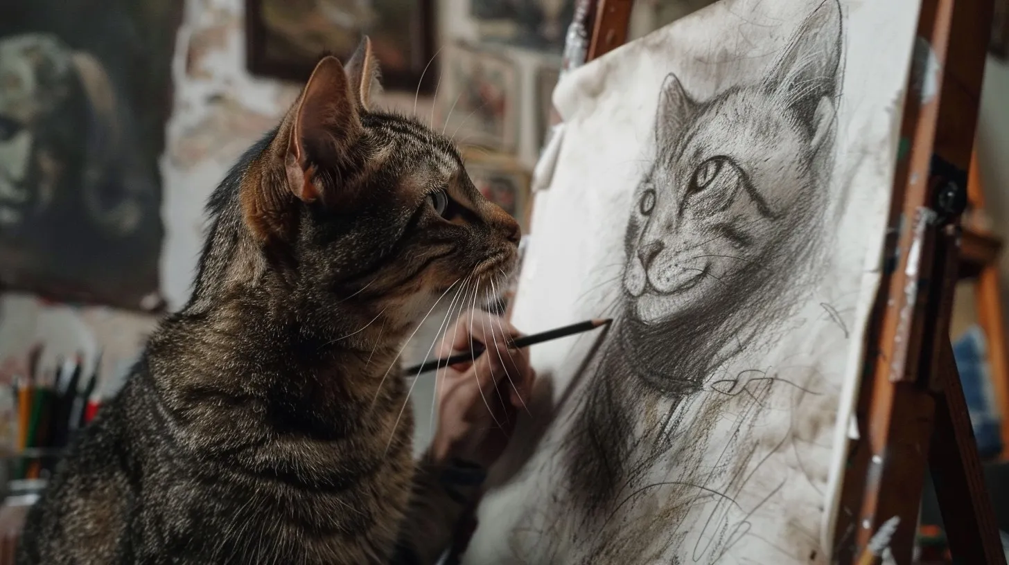 Gambar-gambar mewarnai kucing