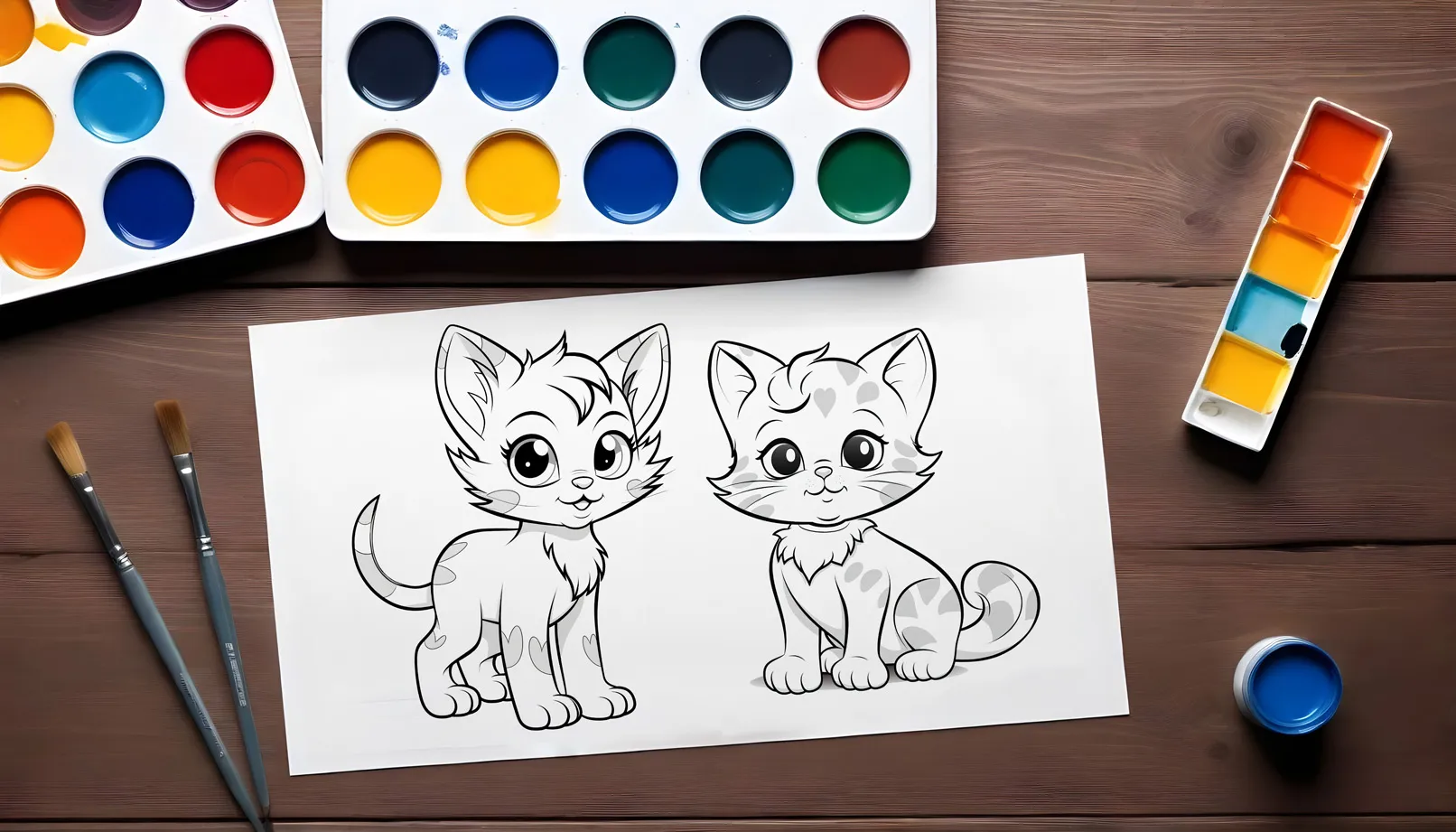 gambar mewarnai kucing