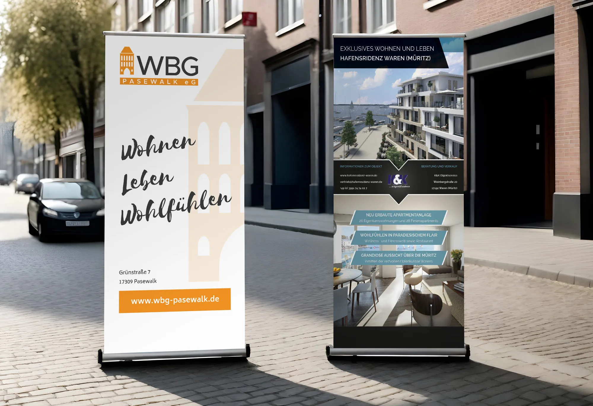 roll-up Banner Vorlage