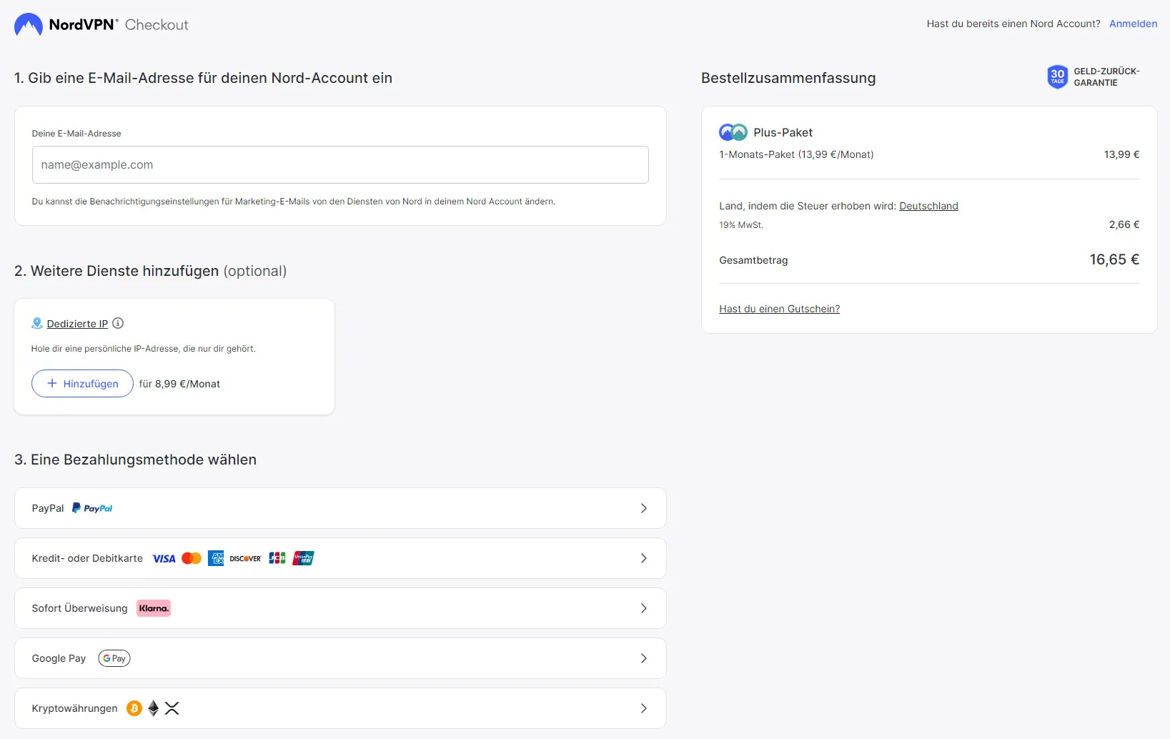 Test VPN: I primi 5 fornitori di VPN a confronto - Ordine di NordVPN