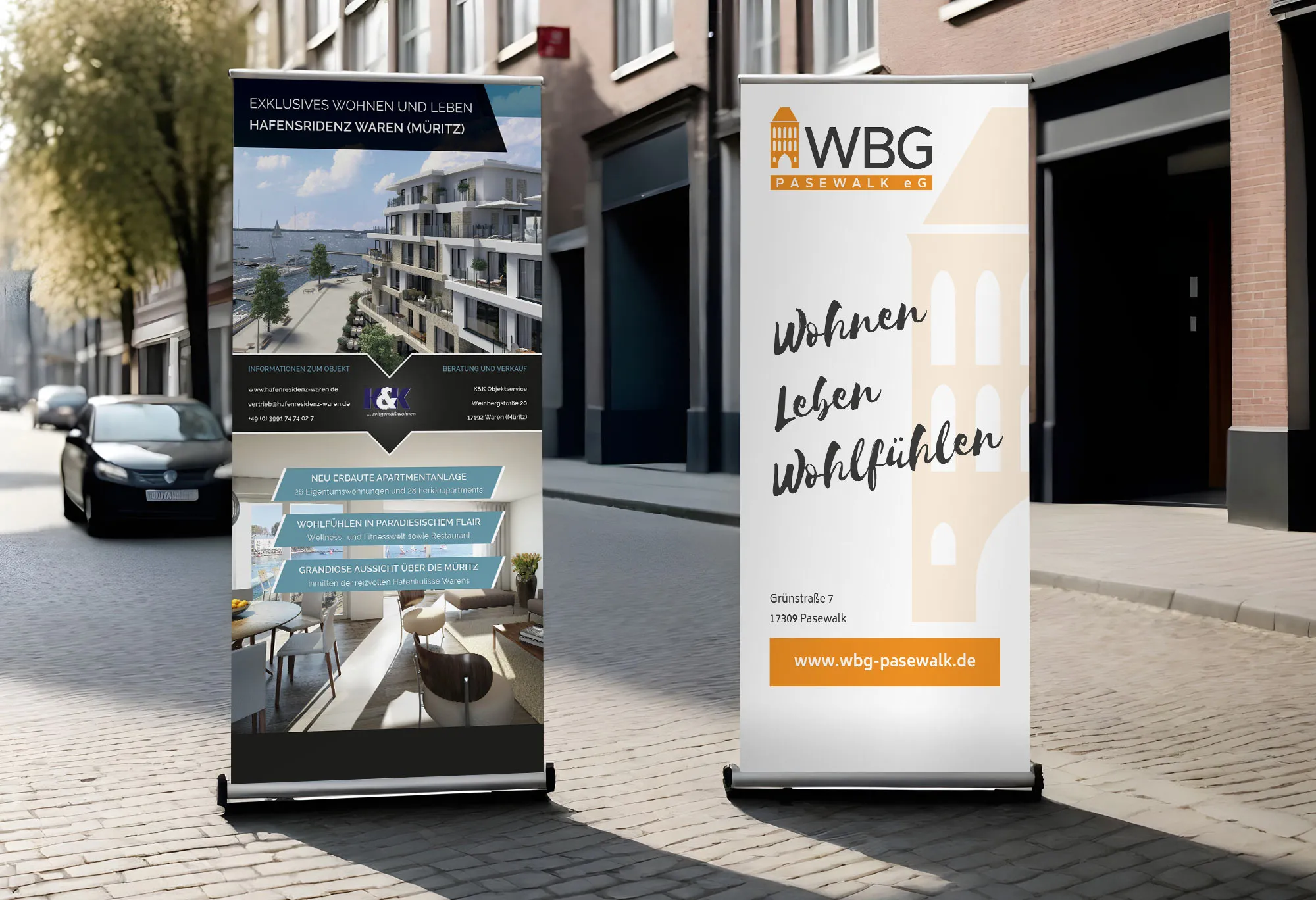 Roll-up Vorlage kostenlos