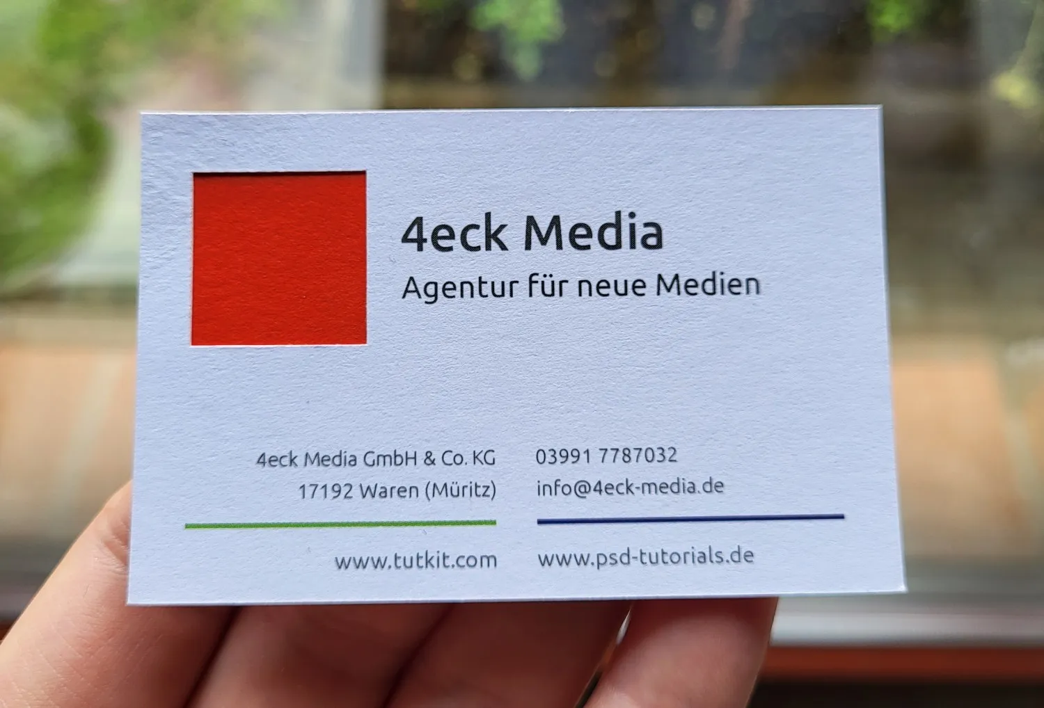 visiitkaartide kujundus
