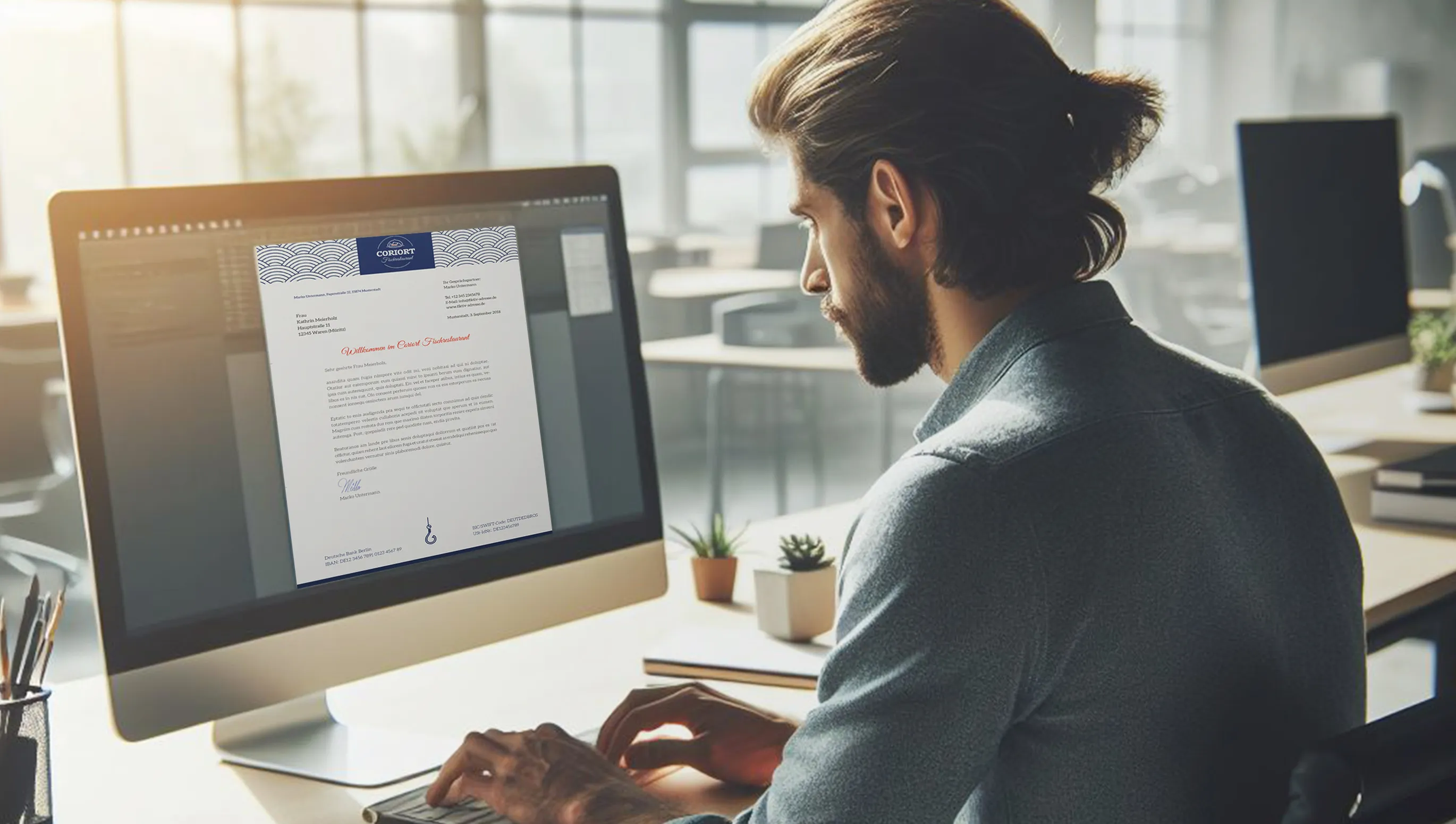 Professional templates for your business stationery