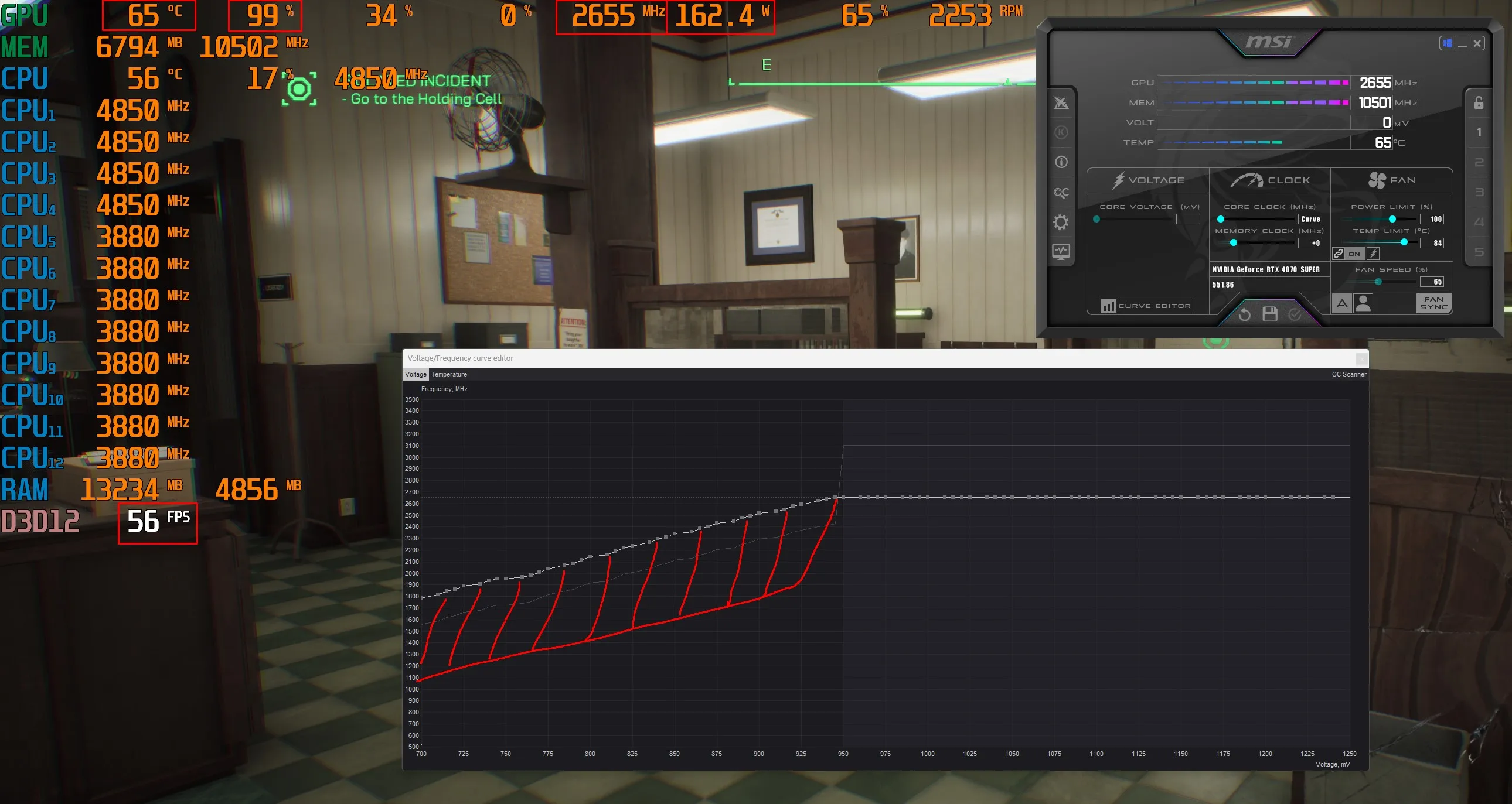 RTX 4070 Super Undervoltig -> RTX 4070 Super podtaktování