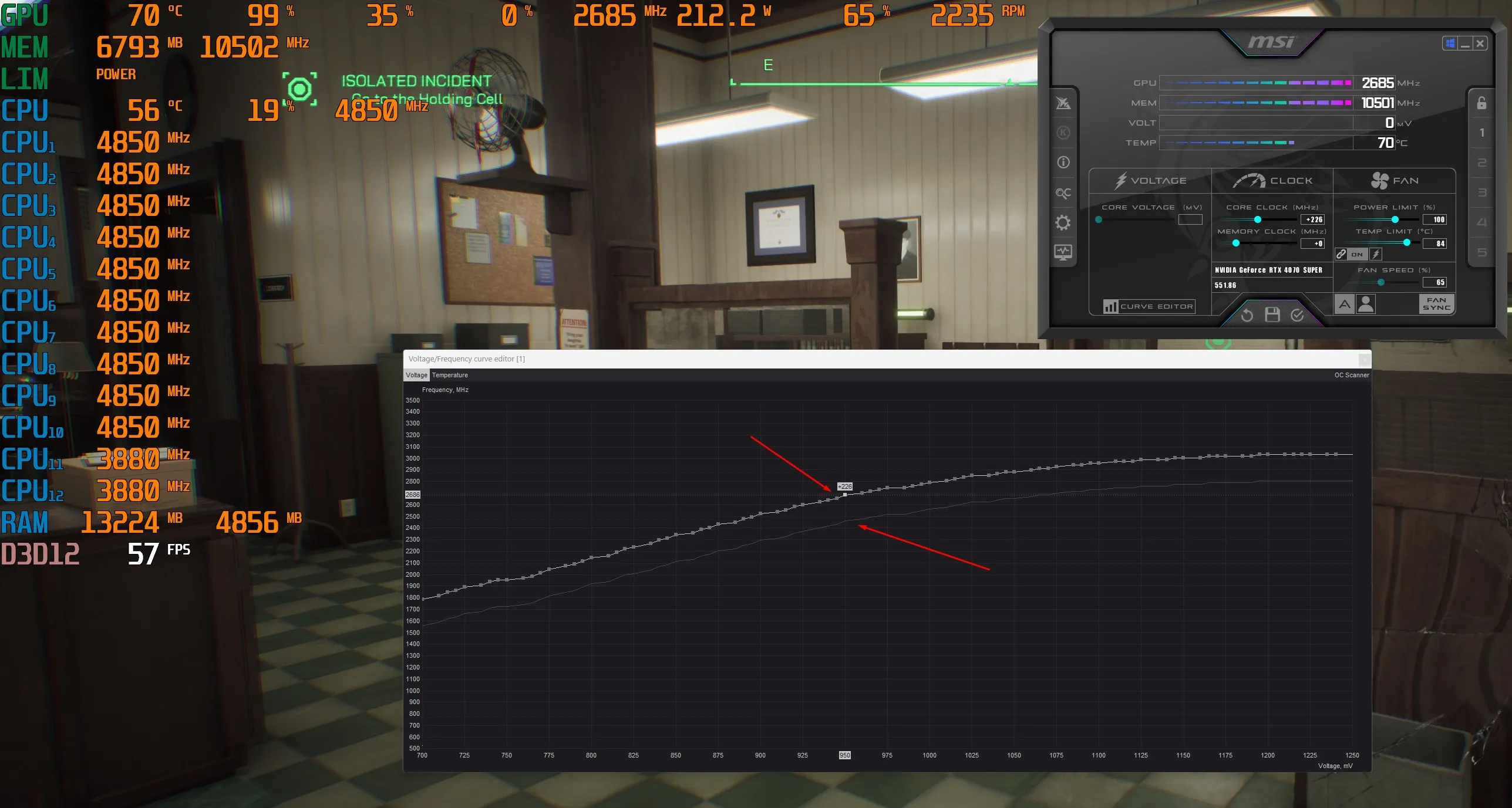 Undervolting RTX 4070 Super -> Snížení napětí u RTX 4070 Super