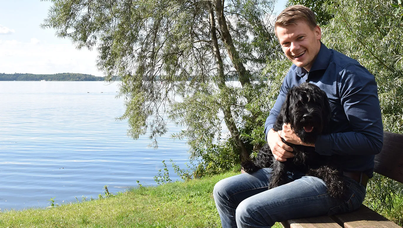 Onderweg met Ringo aan de Müritz.