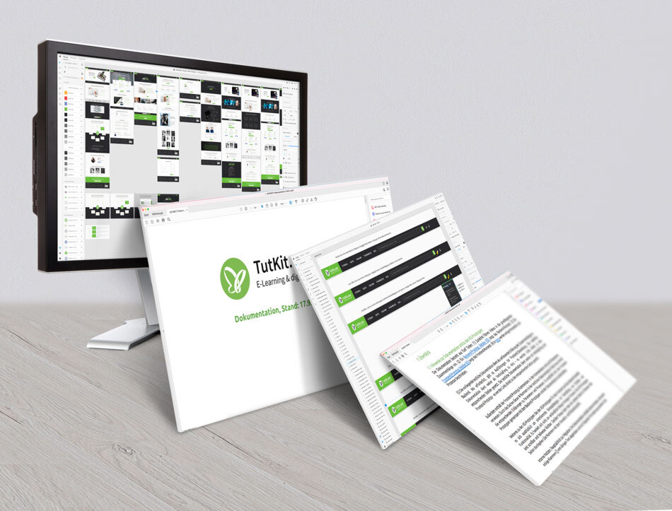 Dokumentation und XD-Designs zum Relaunch von TutKit.com