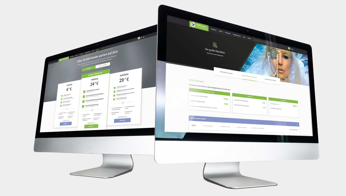 Medlemskab og kontoadministration på TutKit.com