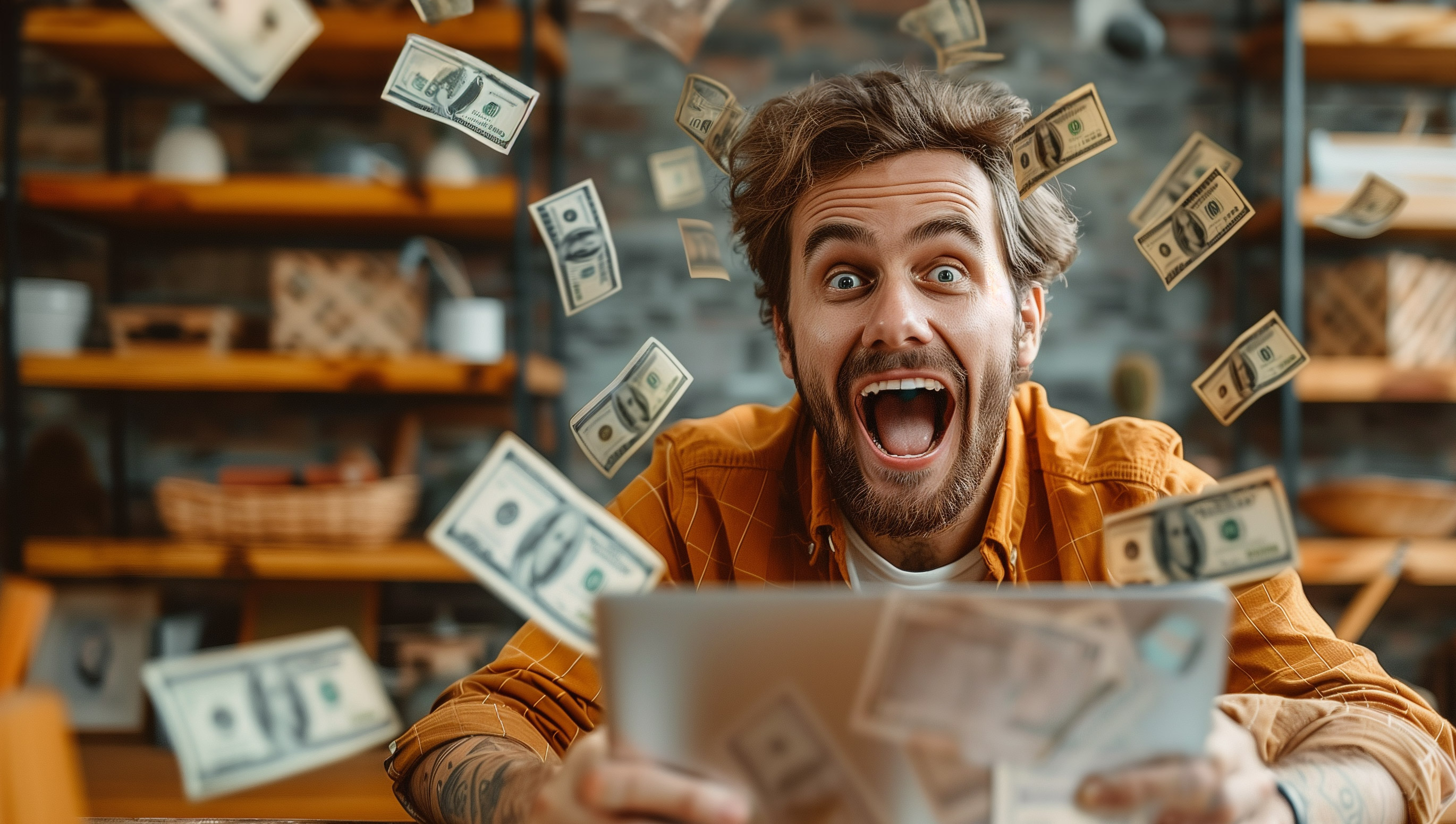 Tjen penge online og offline