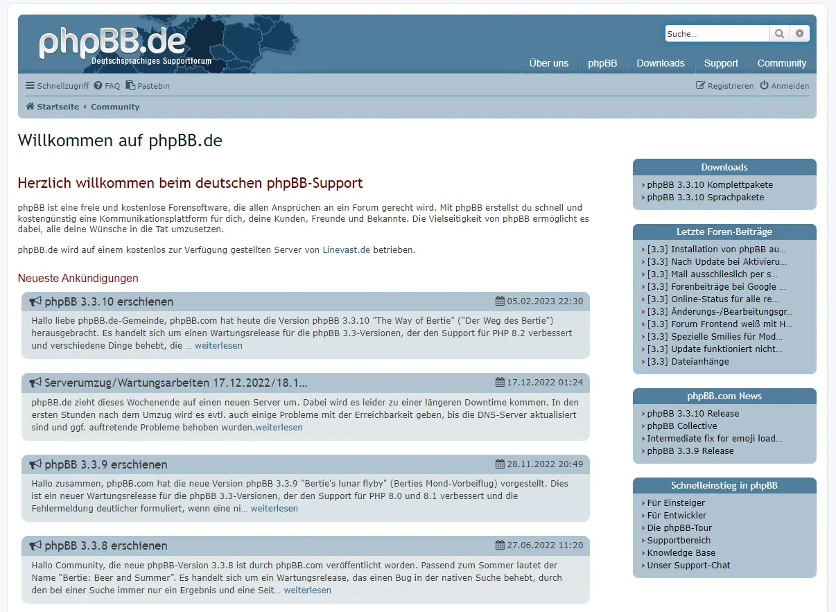 Forensoftware phpBB