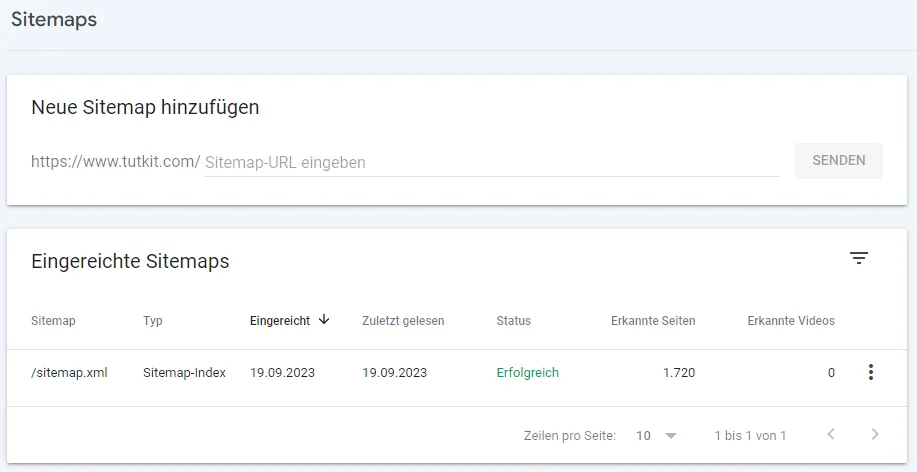 Google Arama Konsolu - Site Haritası Doğrulama