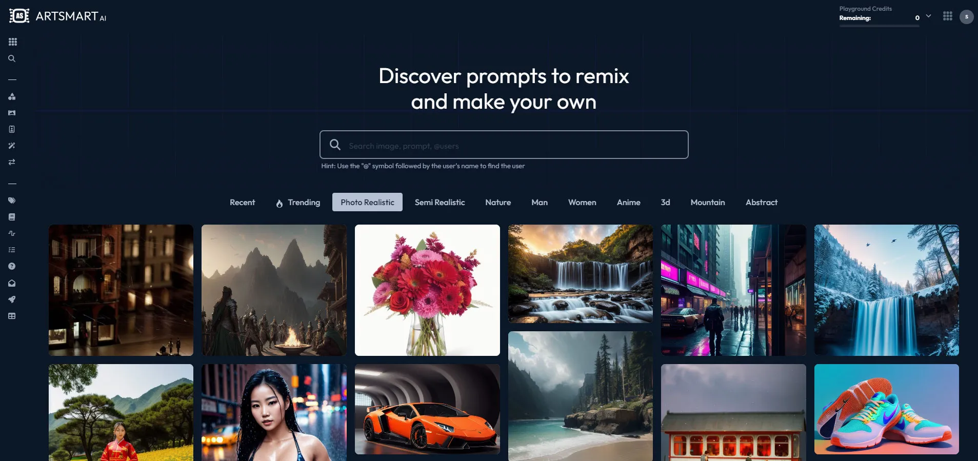 Artsmart.ai kui alternatiiv Midjourney'le