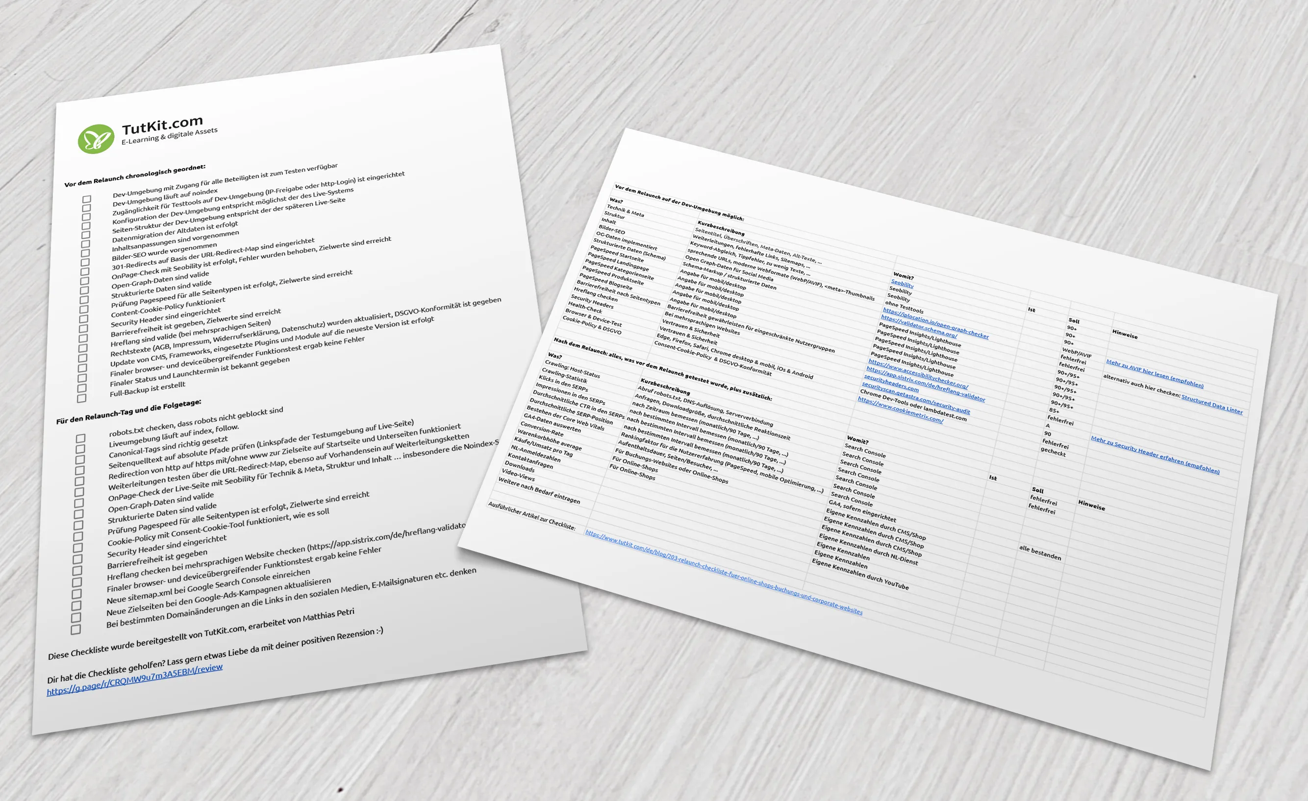 Lista de control para el relanzamiento profesional para descargar