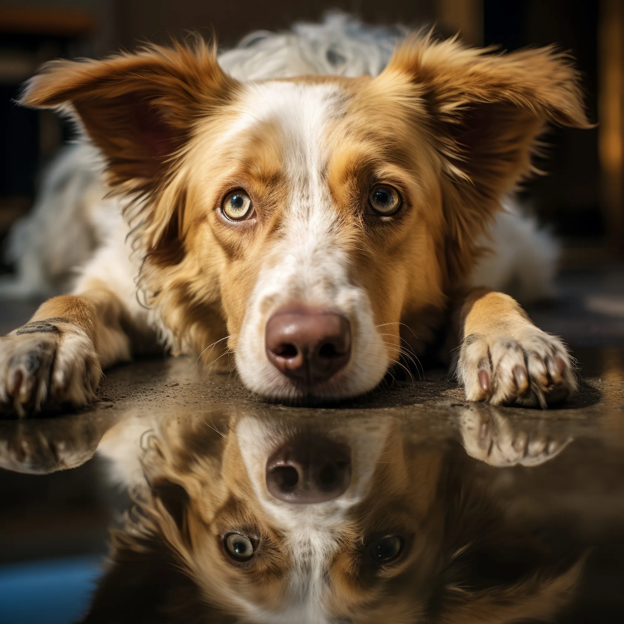 Outdoorfotografie - Hund schaut sehr süß