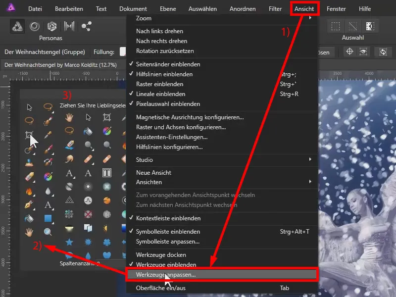 Affinity Photo õpetus: Tööriistade funktsioonide kohandamine.